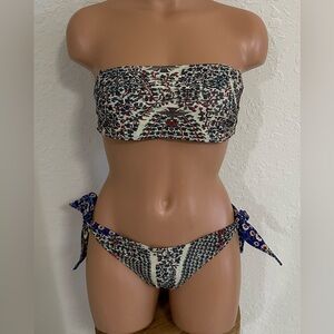 Isabel Marant bandeau reversible bikini set